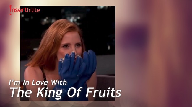 Jessica Chastain Suka Makan Durian ?