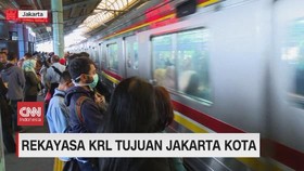 VIDEO: Rekayasa  KRL Tujuan Jakarta Kota