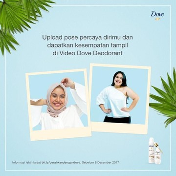 Tunjukkan Pose Percaya Dirimu dan Raih Kesempatan Tampil di Video Dove Deodorant!