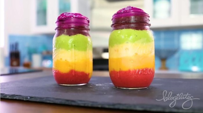 Resep Rainbow Smoothie Sehat ala Cassey Ho yang Instagenic