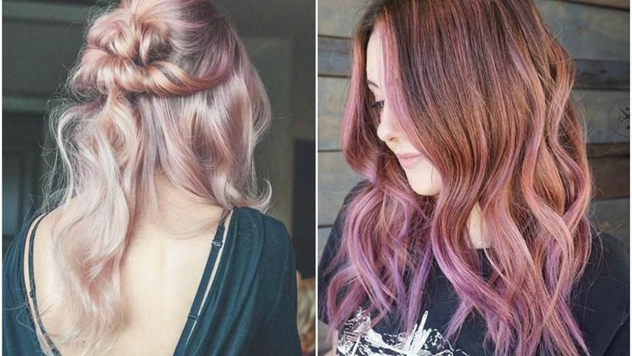 Tampil Kekinian Dengan 6 Inspirasi Rose Gold Hair