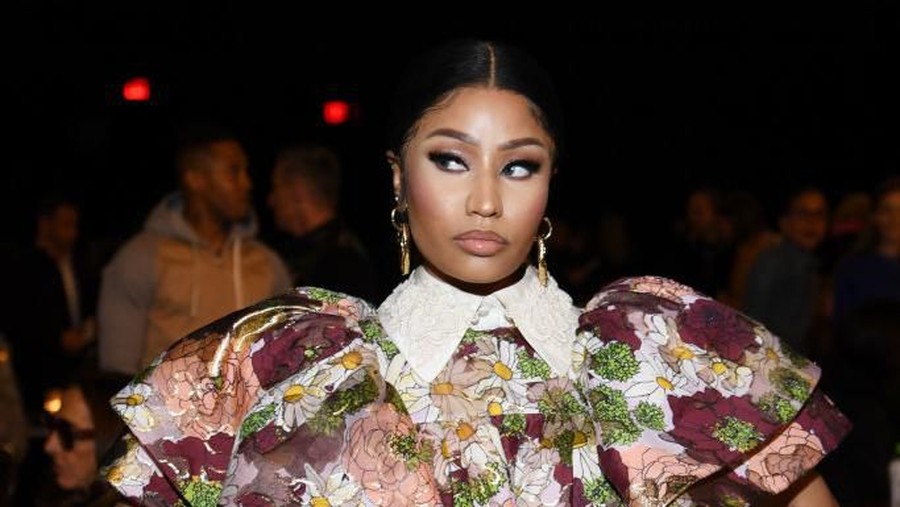 Nicki Minaj NEW YORK, NEW YORK - FEBRUARY 12: Nicki Minaj attends the Marc Jacobs Fall 2020 runway show during New York Fashion Week on February 12, 2020 in New York City. (Photo by Jamie McCarthy/Getty Images for Marc Jacobs)