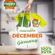 [December Giveaway!] Ketahui Solusi Sehat Memasak dan Dapatkan Bingkisan Menarik dari Happy Soya Oil untuk 200 Peserta Beruntung!