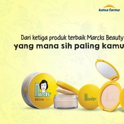 Girls, dari ketiga produk bedak Marcks' ini kamu paling sering pake yang mana??