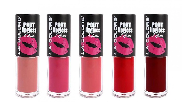 Lipstik di Bawah 100 Ribu: L.A. Colors Pout Lip Gloss Matte
