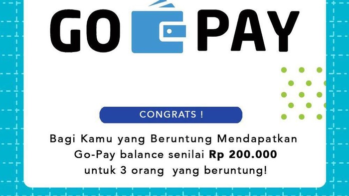 [GIVEAWAY ALERT] 3 Pemenang Beruntung Saldo Go-PAY Dari Beautynesia