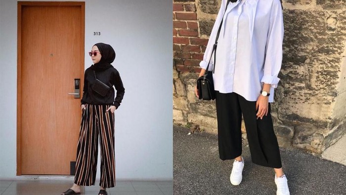 Biar Tetep Hits, Begini Trik Pakai Celana Kulot Buat Kamu yang Bertubuh Pendek