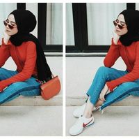 ootd sepatu nike cortez