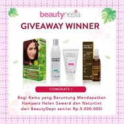 [GIVEAWAY ALERT] 4 Pemenang Beruntung Helen Seward Dan Naturtint Giveaway