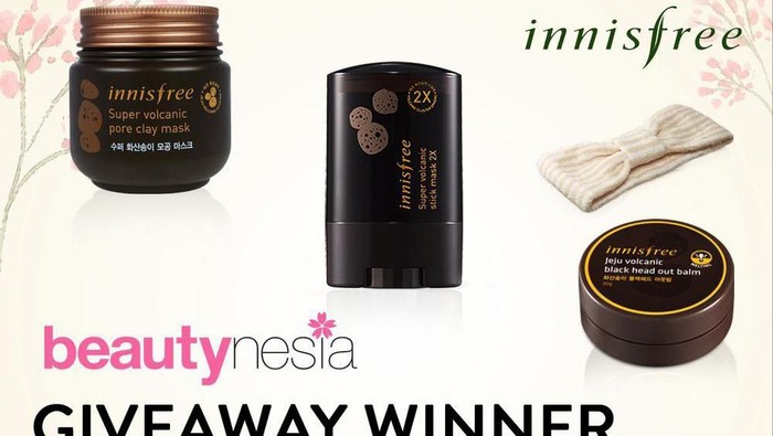[GIVEAWAY ALERT] 4 Pemenang Giveaway Innisfree Senilai Lebih Dari Rp. 2.000.000!
