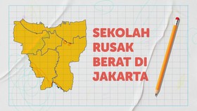 INFOGRAFIS: Jumlah Sekolah Rusak di Jakarta