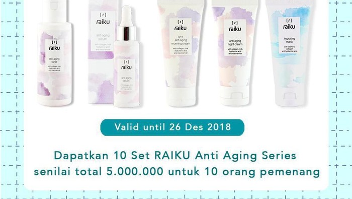 [GIVEAWAY ALERT] Pancarkan Kecantikan Alami Dengan Raiku