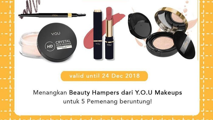 [GIVEAWAY ALERT] Y.O.U Makeups, Rahasia Kecantikan Longlasting Beauty