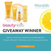 [GIVEAWAY ALERT] 5 Pemenang Wardah C-Defense Kit Gratis Dari Beautynesia!