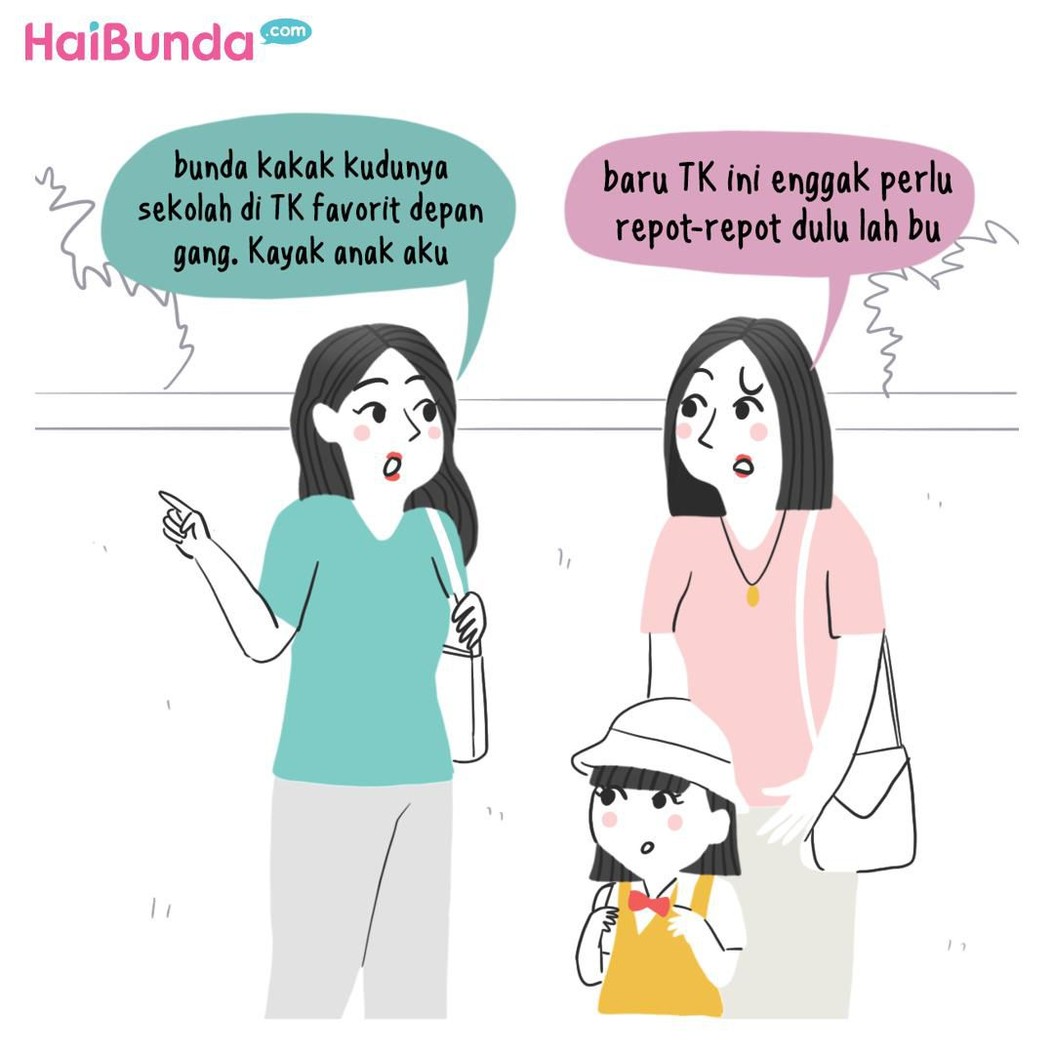 Nyinyiran tetangga bikin Bunda kesal. Padahal seharusnya dibawa slow saja.