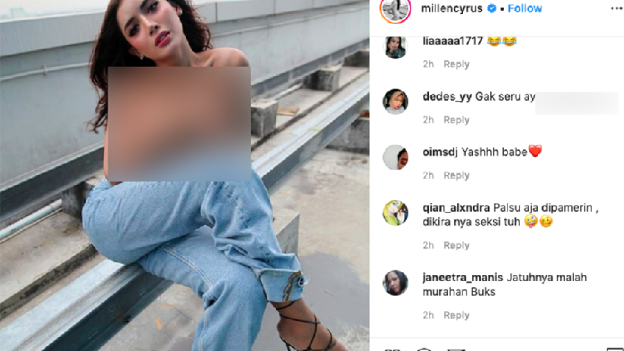 Millendaru tak berhenti menuai sensasi. Yang paling baru, pria yang merupakan sepupu Aurel Hermansyah itu pamer banyak foto topless.