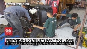 VIDEO: Penyandang Disabilitas Rakit Mobil Kafe