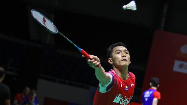 Jonatan Christie gagal mengunci kemenangan Indonesia di final BATC 2020 usai kalah 16-21, 21-17, 21-23 dari Cheam June Wei, Minggu (16/2).