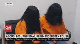 VIDEO: Aborsi 900 Janin Bayi, Klinik Digerebek Polisi
