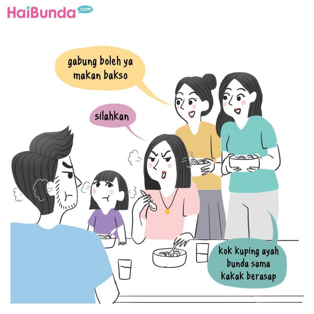 Nyinyiran tetangga bikin Bunda kesal. Padahal seharusnya dibawa slow saja.