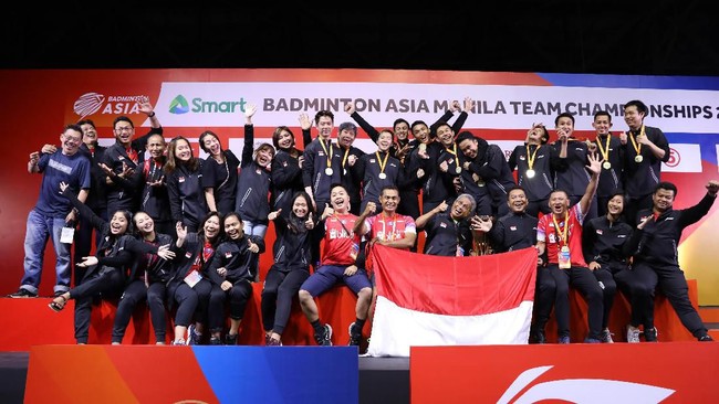 FOTO: Beregu Putra Indonesia Berjaya di BATC 2020