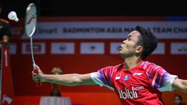 Anthony Ginting berhasil melaju ke babak 16 besar Yonex Thailand Open setelah mengalahkan Heo Kwang Hee.