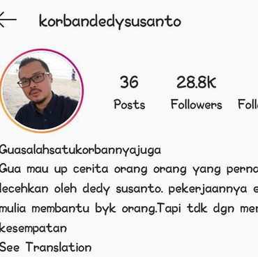 Heboh Skandal Psikolog Mesum, Ini Akun IG Kumpulan Korban Dedy Susanto