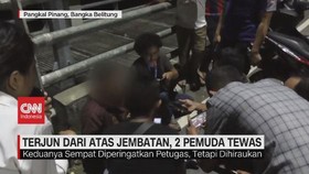 VIDEO: Motor Terjun dari Atas Jembatan, 2 Pemuda Tewas