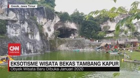 VIDEO: Eksostisme Wisata Bekas Tambang Kapur