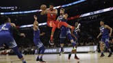 FOTO: Tim LeBron, Bintang Juara di NBA All Star 2020 Tim LeBron menang tipis atas Tim Giannis dalam NBA All Star 2020 di United Center, Chicago, Senin (17/2) pagi WIB.