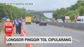 VIDEO: Tol Cipularang Aman Dilewati Usai Longsor