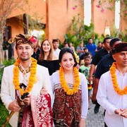 Cantiknya Nagita Slavina dalam Balutan Pakaian Adat Bali