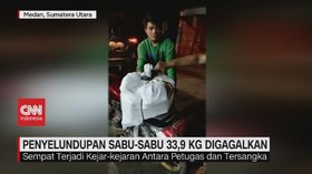 VIDEO: Petugas Gagalkan Penyelundupan Sabu-sabu 33,9 Kg
