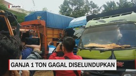 VIDEO: BNN Gagalkan Penyelundupan Ganja Seberat 1 Ton