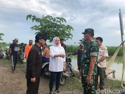 Bengawan Solo Level Siaga, Tanggul Kali Ingas di Bojonegoro Jebol