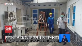 VIDEO: Polisi Cari Sisa Janin di Klinik Aborsi Ilegal