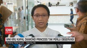 VIDEO: WNI Kru Kapal Diamond Princess Tak Perlu Diobservasi