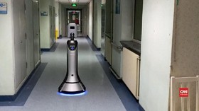 VIDEO: Robot Pengantar Makanan Untuk Petugas Medis