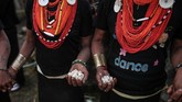 FOTO: Festival Panen Suku Naga Myanmar Suku Naga di Myanmar memiliki ritual demi musim panen yang lebih baik setiap tahunnya.