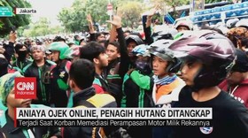 VIDEO: Aniaya Ojek Online, Penagih Hutang Ditangkap