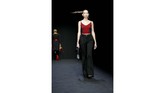 FOTO: Dukungan untuk China di Milan Fashion Week Sebagai pembukaan Milan Fashion Week, desainer China, Han Wen memerkan koleksinya sebagai dukungan untuk China membasmi corona.