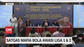 VIDEO: Satgas Mafia Bola Awasi Liga 1 & 2