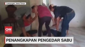 VIDEO: Penggerebekan Pengedar Sabu di Lamongan