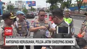 VIDEO: Antisipasi Kerusuhan, Polda Jatim Sweeping Bonek