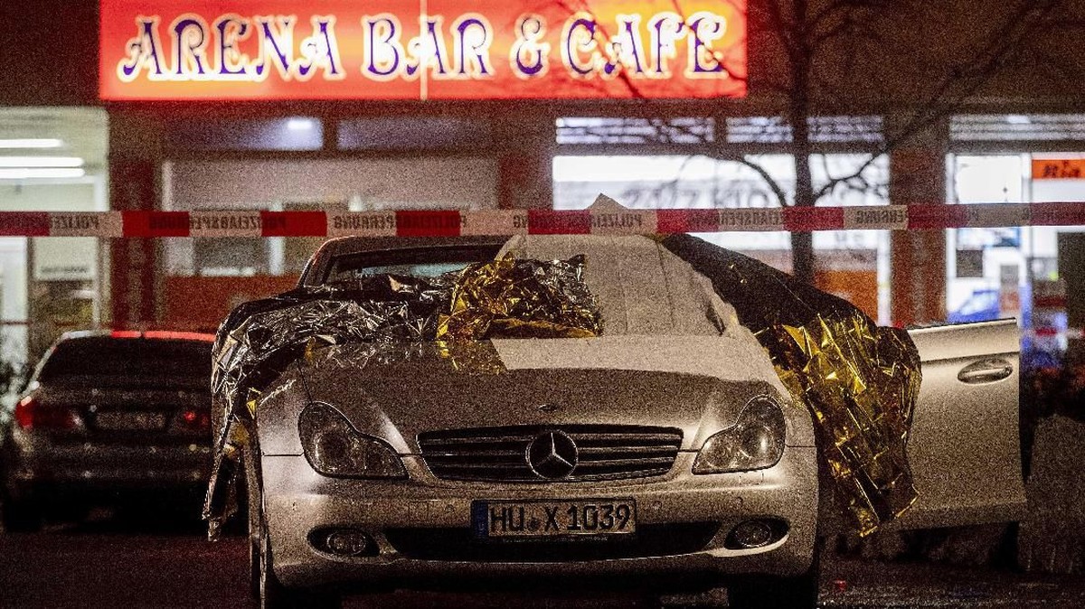 FOTO: Penembakan di Bar Jerman Tewaskan 8 Orang