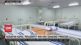 VIDEO: Kesiapan Kapal Penjemput WNI Kru Diamond Princess