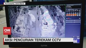 VIDEO: Aksi Pencurian Minimarket Terekam CCTV