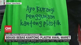 VIDEO: Bekasi Bebas Kantong Plastik Awal Maret