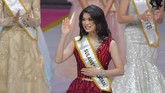 FOTO: Carla Yules Raih Mahkota Miss Indonesia 2020 Finalis asal Sulawesi Selatan, Pricilia Carla Yules, dinobatkan sebagai Miss Indonesia 2020 menggantikan Princess Megonondo.
