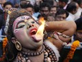 FOTO: Memuja Dewa Siwa dalam Festival Maha Shivaratri